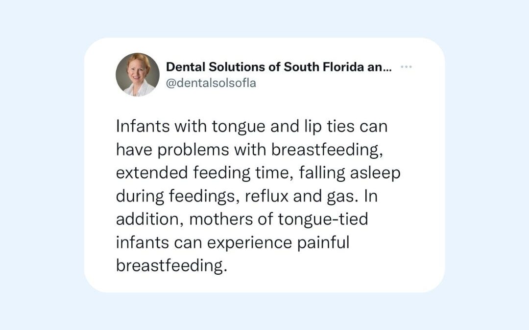 Infants With Tongue Tie